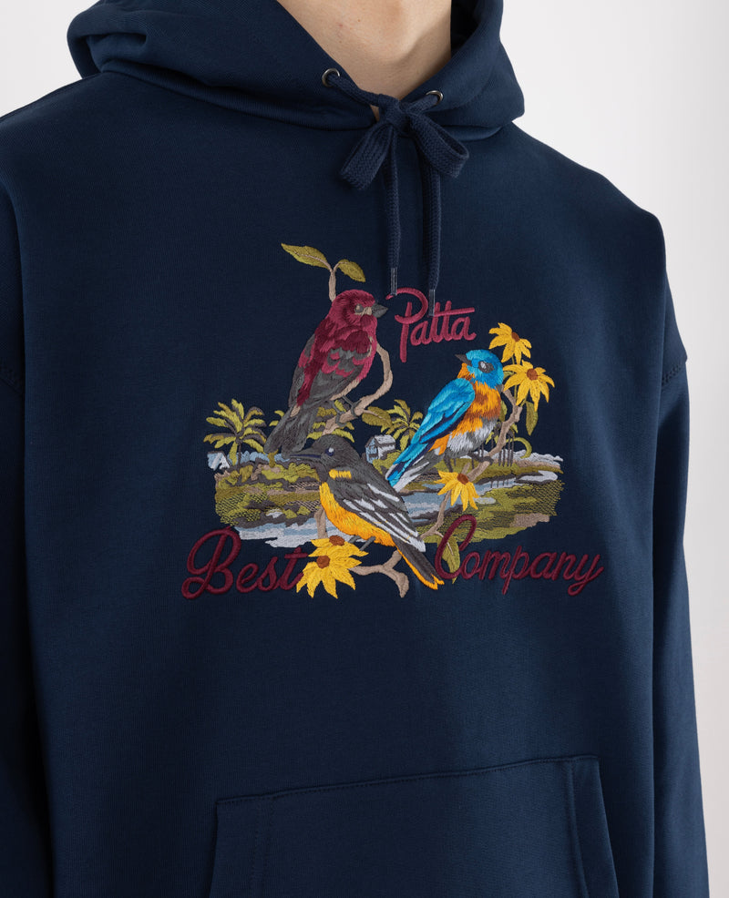 Patta x Best Company Twa Twa Hooded Sweater (Navy)